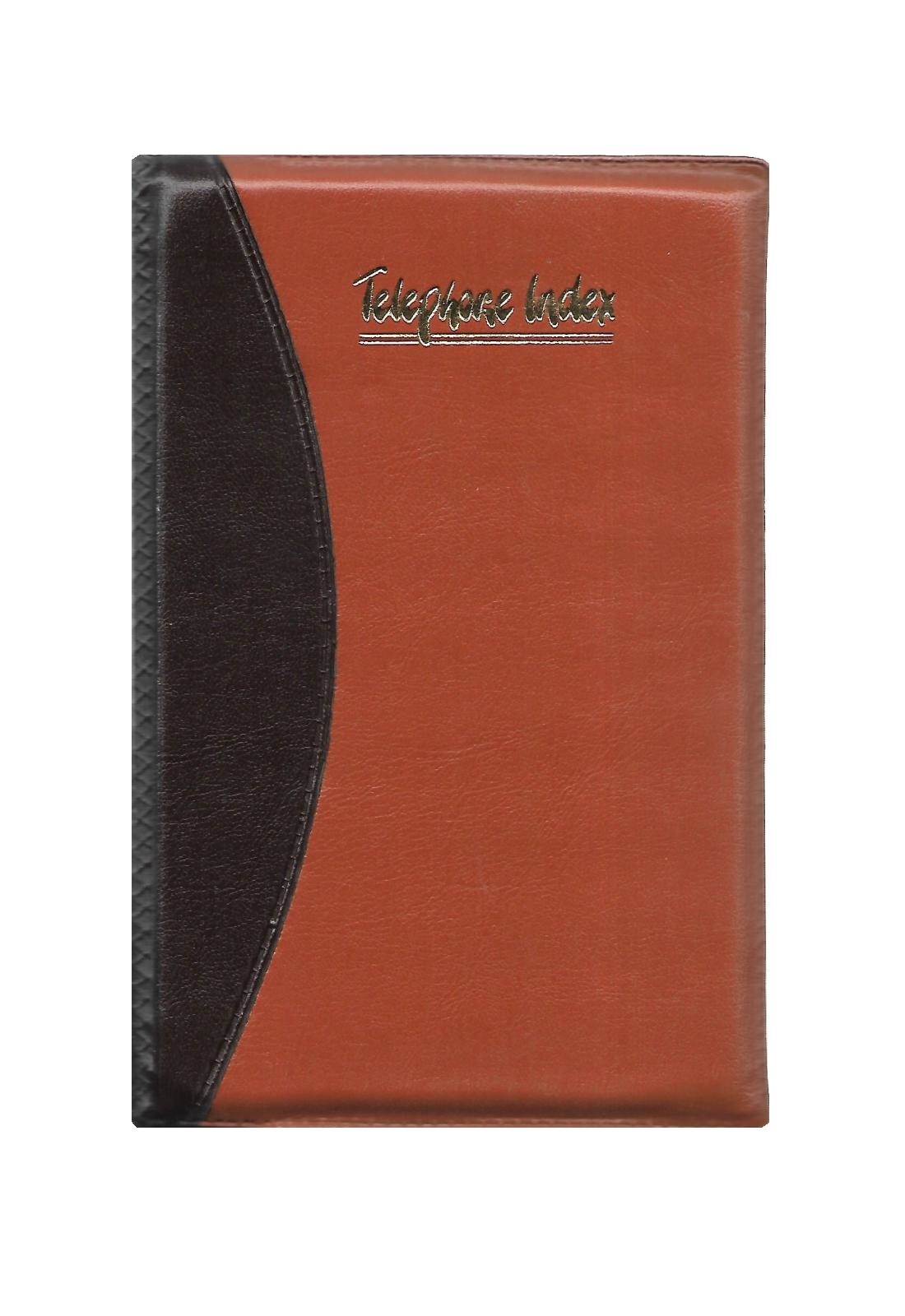 Chief Size, Address Book, Foam Folder (128 Pages) - Leatherite Folder Cover, 6 X 9 Inches , Durable & Organized Contact Details Storage