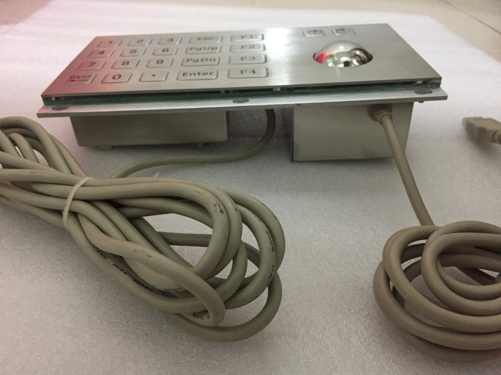 Good Touch Stainless Steel 18 Keys Waterproof Metal Keypad With Touchpad