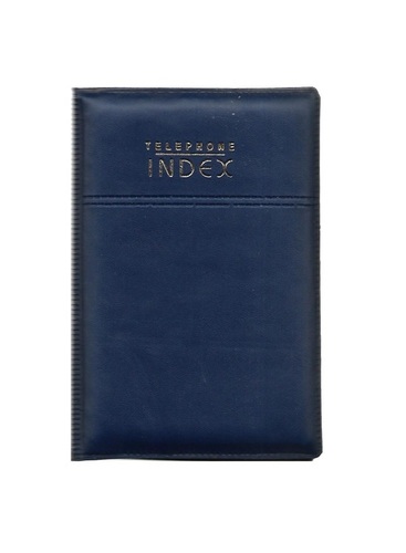 Telephone Directory - Foam & Paper, 5 X 7.5 Inches , Durable Leatherite Folder Cover For Organized Contact Details