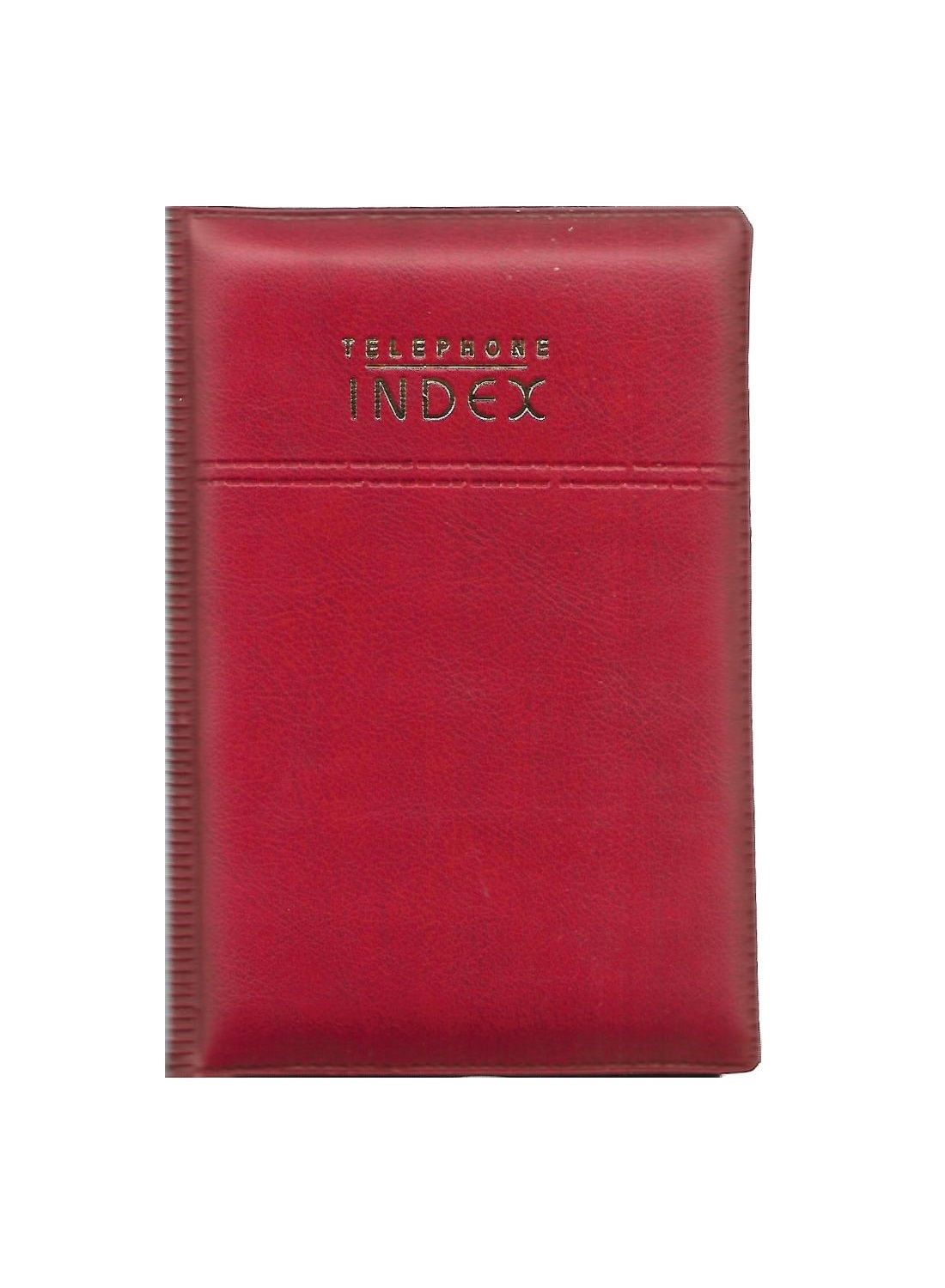 Telephone Directory - Foam & Paper, 5 X 7.5 Inches , Durable Leatherite Folder Cover For Organized Contact Details