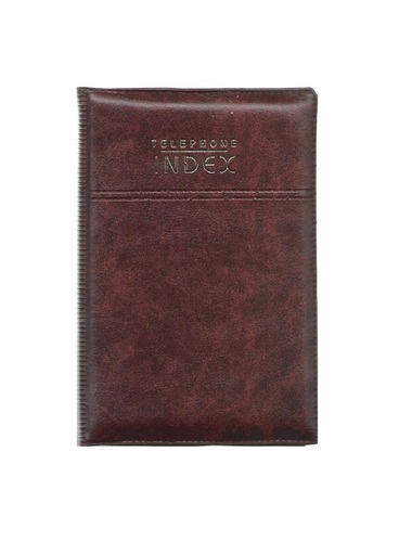 Telephone Directory - Foam & Paper, 5 x 7.5 Inches , Durable Leatherite Folder Cover for Organized Contact Management