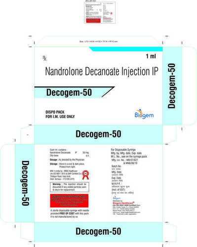 डिस्पो के साथ नंद्रोलोन डेकोनेट 50 एमजी इंजे