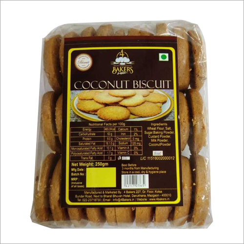 Coconut Biscuit - Crispy Cookie | Family Pack Box with Irresistible Texture and Delightful Coconut Flavor