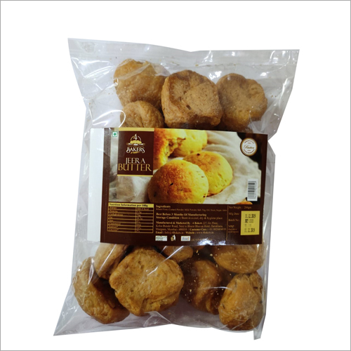 Jeera Butter Cookies - Crispy Texture, Salty Taste | Family Pack Box Packaging, Perfect for Snacking and Sharing