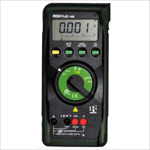 Digital Multimeter - Plastic Build | Precision Measurement of Current, Voltage, Resistance, Ergonomic Design for Ease of Use