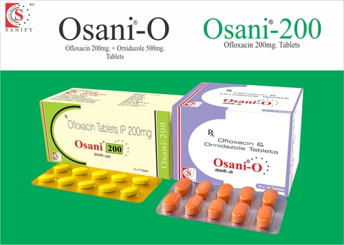 Ofloxacin 200mg - 200mg Tablet, 10x10 Alu-Alu Packing | Active Ingredient for Treating Bacterial Infections, Oral Administration