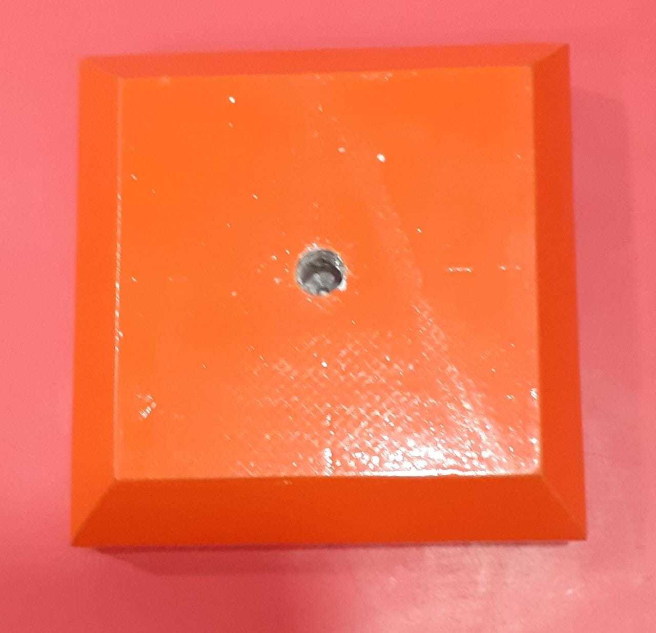 Cross Staff - Ms & Ss With Sliding Iron Rod, Orange & Black | Automatic Level Instrument For Laboratory & Industrial Survey Applications