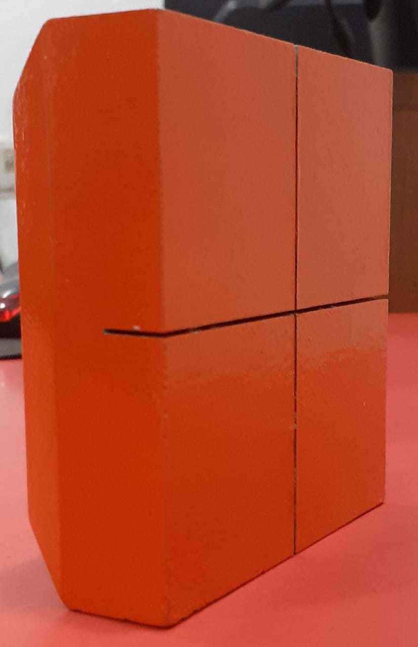 Cross Staff - Ms & Ss With Sliding Iron Rod, Orange & Black | Automatic Level Instrument For Laboratory & Industrial Survey Applications