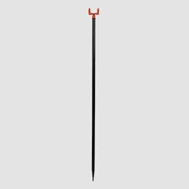 Cross Staff - Ms & Ss With Sliding Iron Rod, Orange & Black | Automatic Level Instrument For Laboratory & Industrial Survey Applications