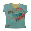 कढ़ाईदार लड़कियों की टी-शर्ट्स