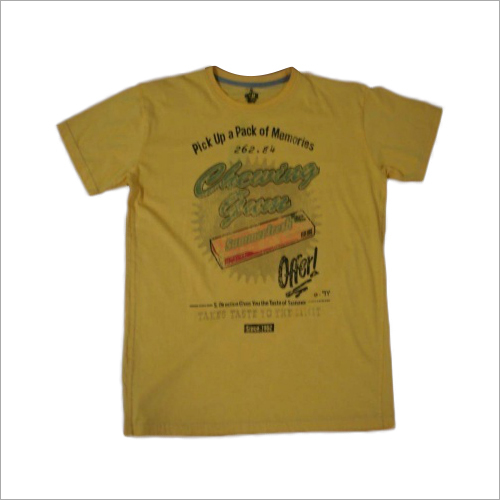 160 Gsm Cotton Rubber Print T-Shirt Gender: Boy