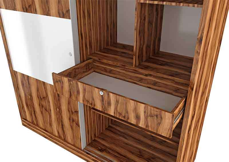 Qutro Slider Wardrobe No Assembly Required