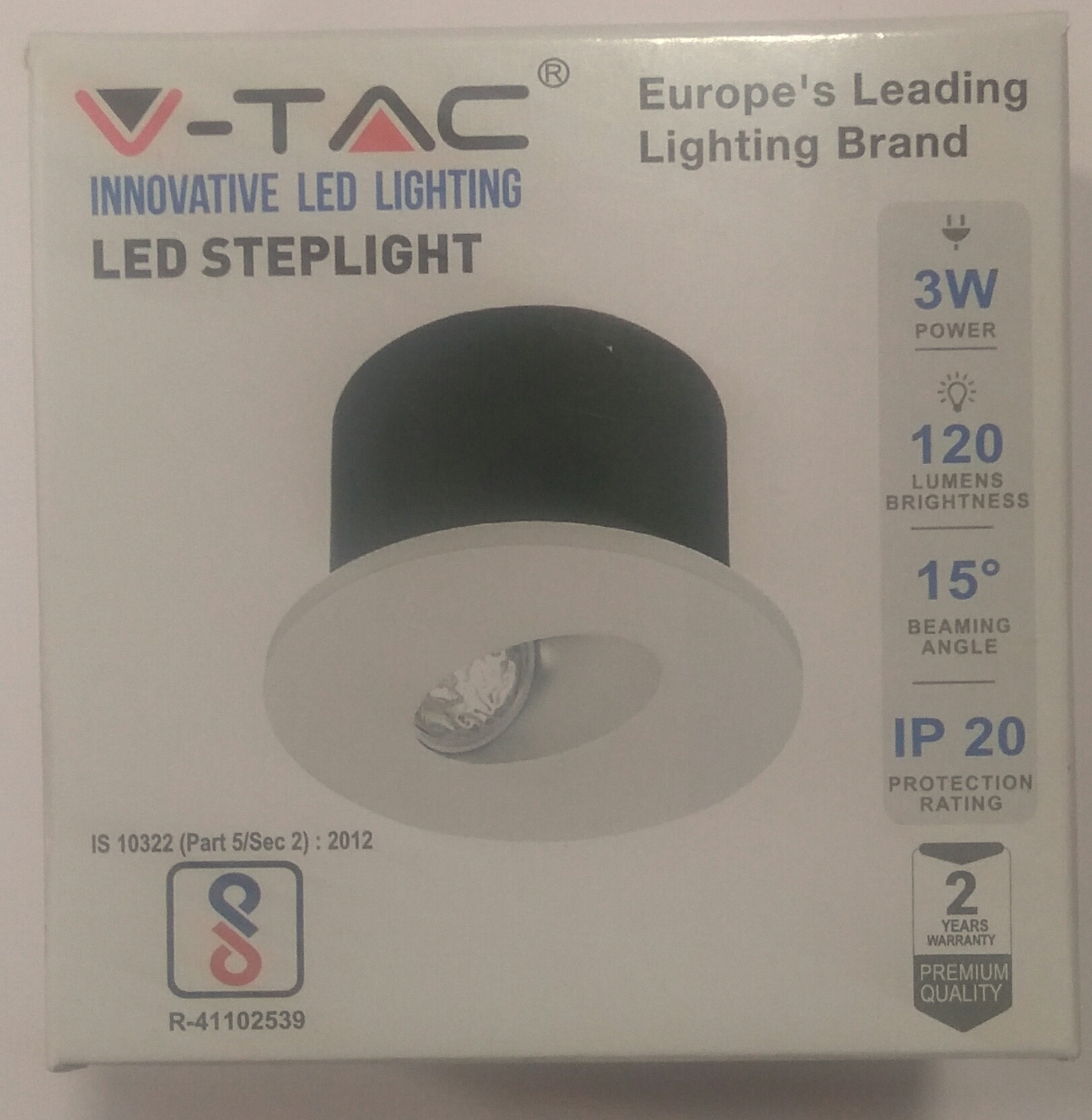 Step Light - Metal Construction, 3w Power Output | Elegant Illumination Solution