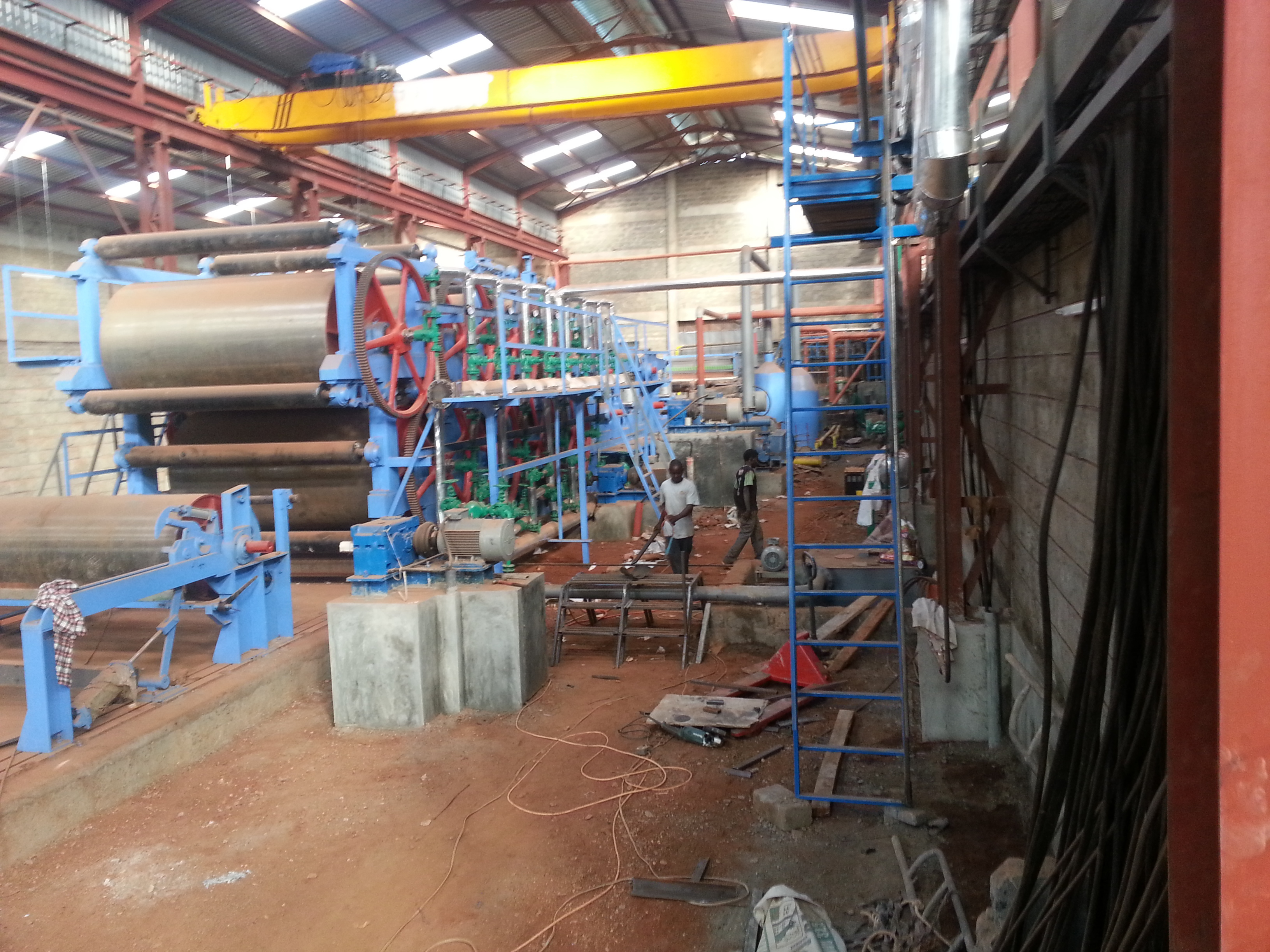 White And As Per Client Requirement Industrial Paper Mill Machinery