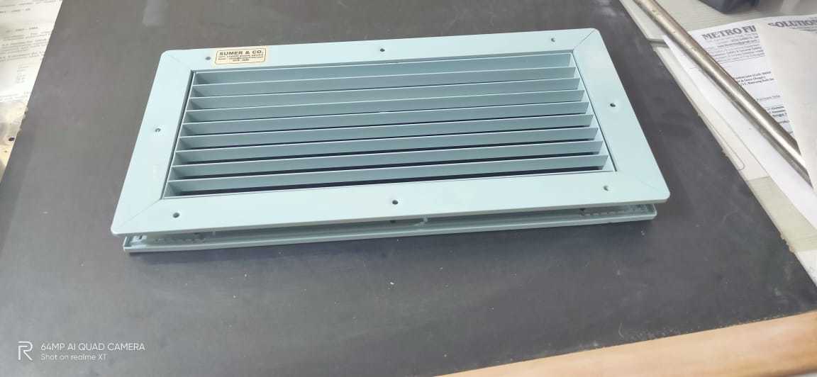 White Railway Ac Grill Arrangement