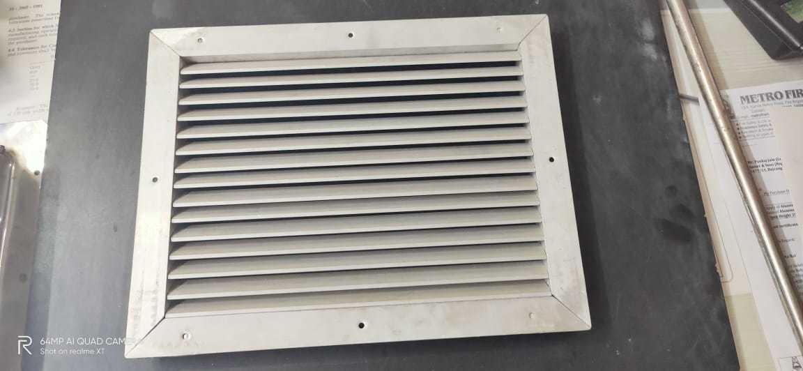 White Railway Ac Grill Arrangement
