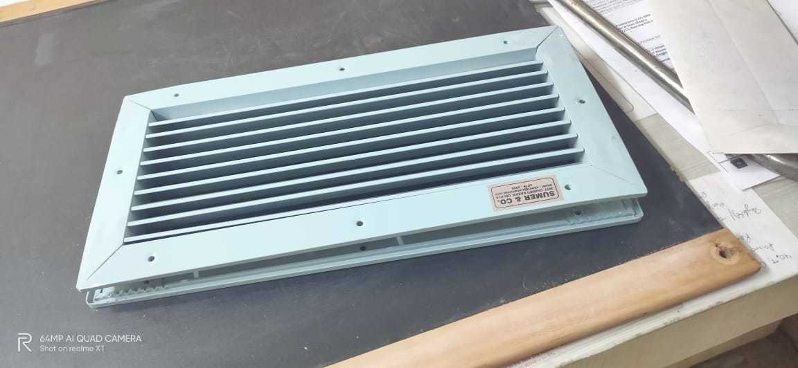 White Railway Ac Grill Arrangement
