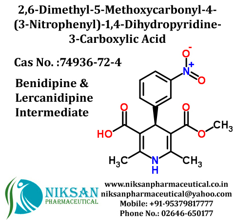Lercanidipine Intermediate - Drug Type: Medicine Raw Materials