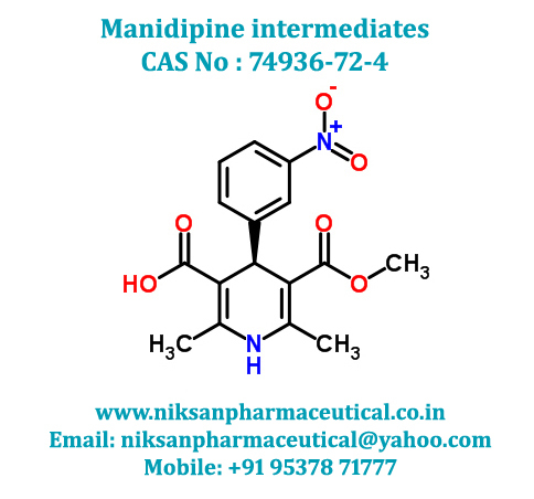 Manidipine Intermediate Medicine Raw Materials