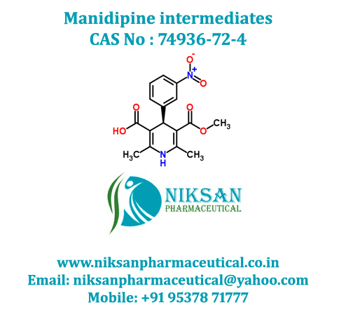 Manidipine Intermediate Medicine Raw Materials