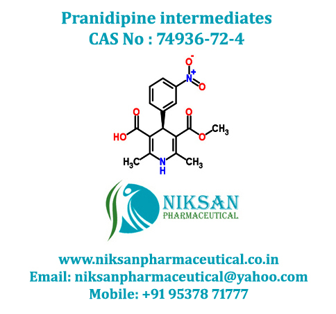 Pranidipine Intermediate Medicine Raw Materials