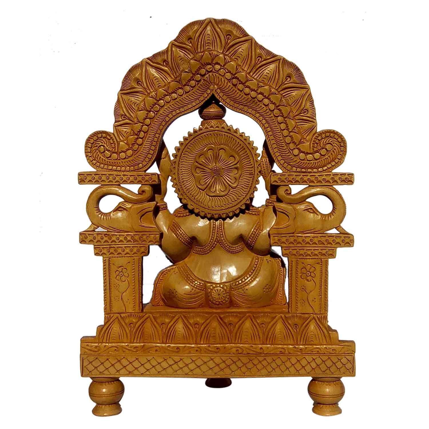 Wood Wooden Ganesh Meraw