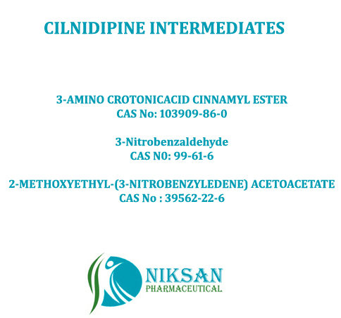 Cilnidipine Intermediates - Drug Type: Medicine Raw Materials