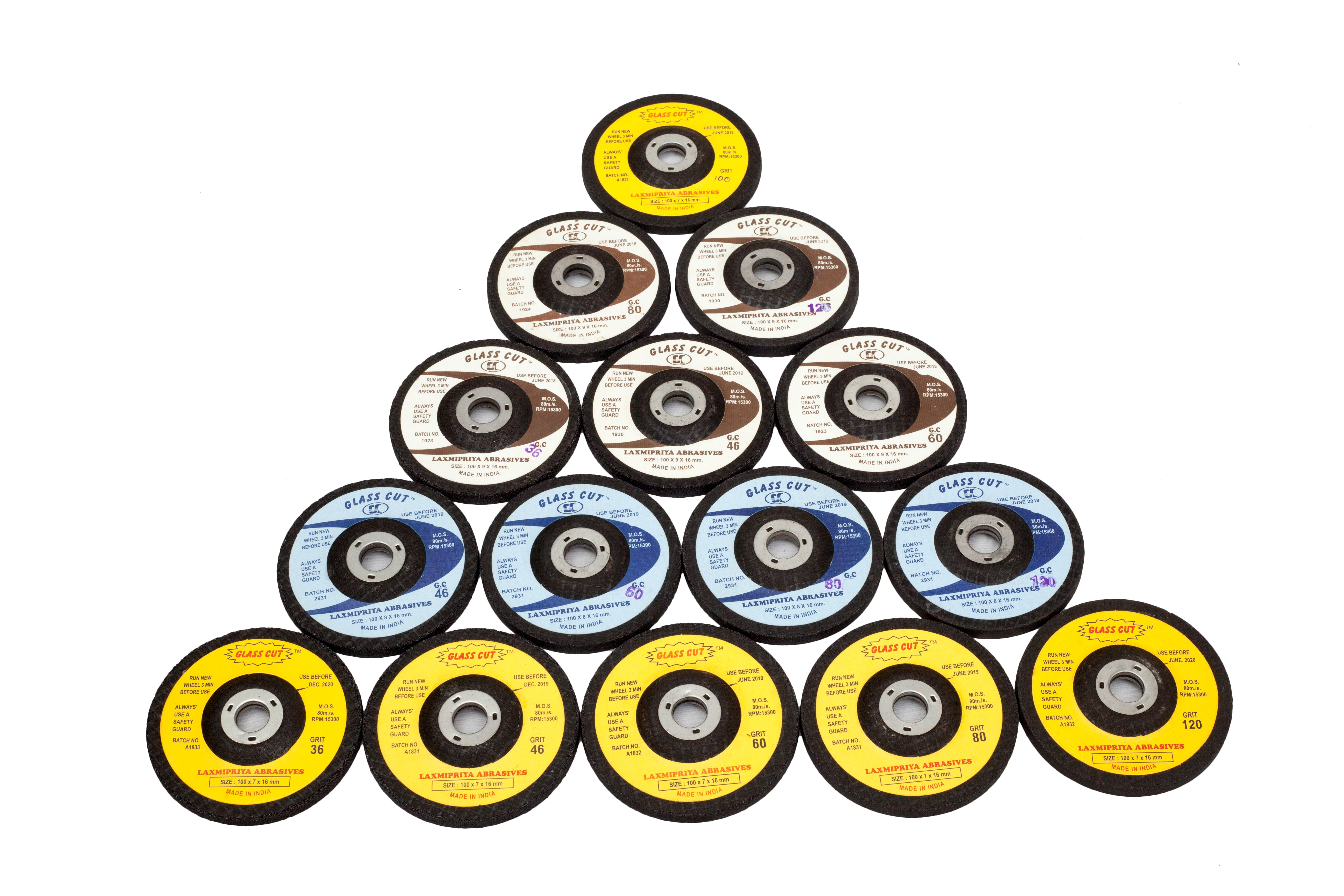 Glass Grinding Wheels - Color: Black