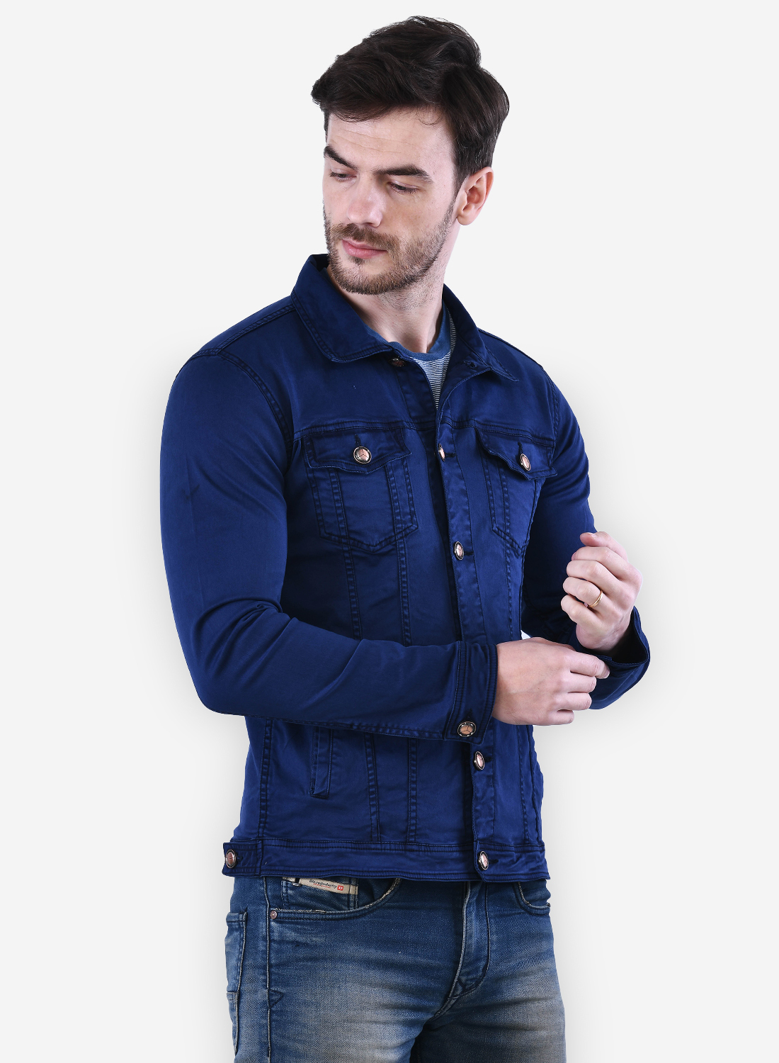 Mens Cotton Lycra Jacket