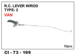 Rc Lever w/Rod Type-2 Van - 4 Wheeler Compatibility | Warranty Included, Durable Design, Reliable Performance