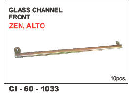 Glass Chanel Front Zen, Alto - 4 Wheeler Design | Vehicle Warranty Included