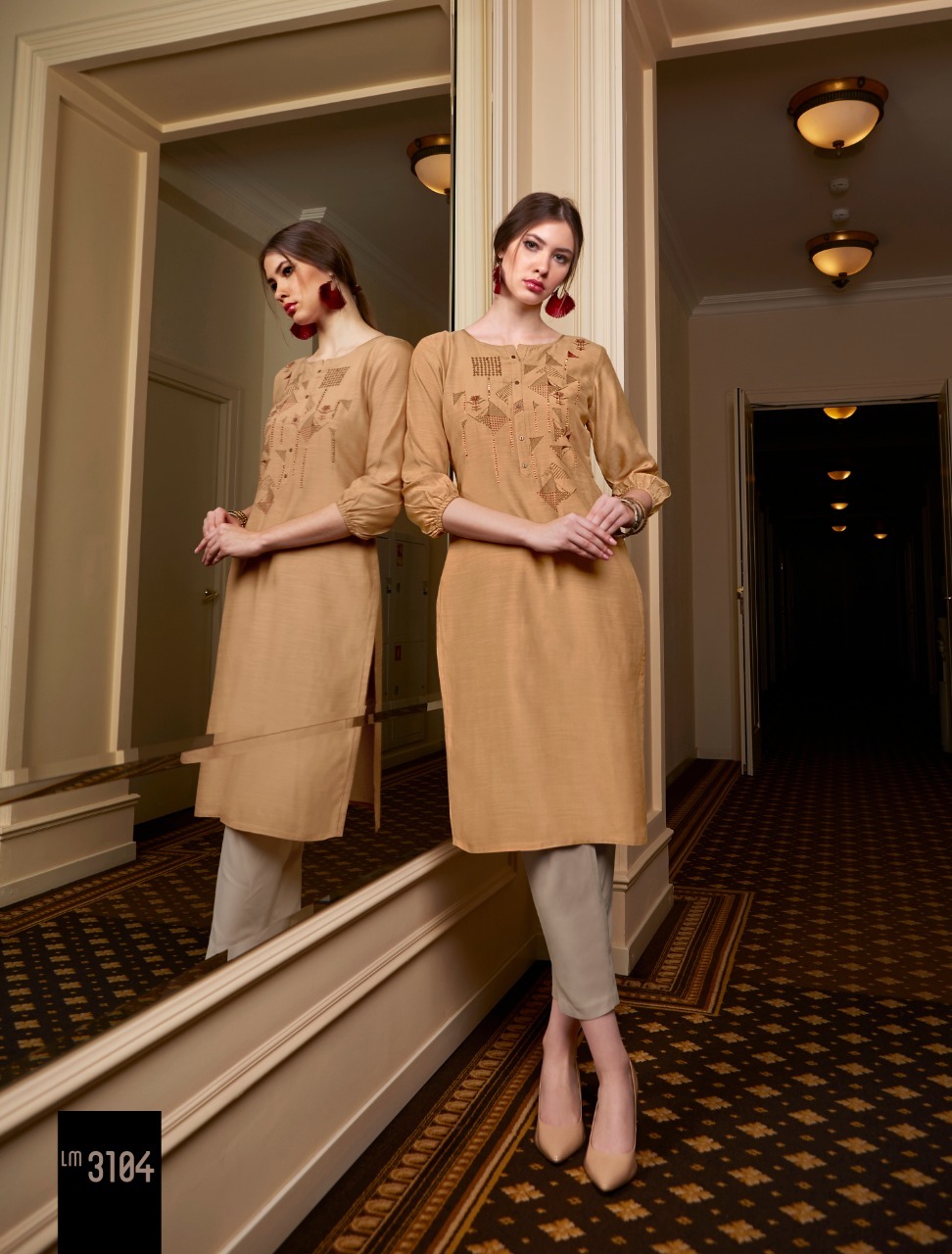 Slub Silk Rayon Long Fancy Kurti - Fabric: Slub Silk Rayon, Size: S-3xl, Sleeve Style: 3-4th | Features: Quick Dry, Washable, Cool Dry, Custom Logo, Casual & Formal Wear