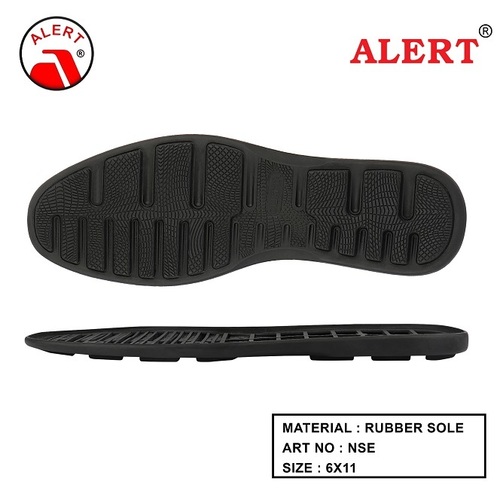 Rubber Shoe Sole - Color: Black