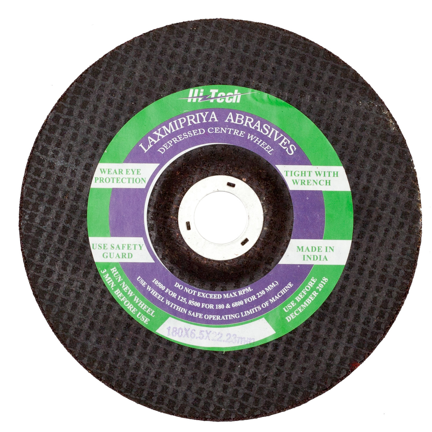 Light Duty Depressed Center Wheels - Aluminium Oxide, 50-230mm Diameter , 4-7mm Thickness, Round Shape, Ideal For Weld Grinding And Cutting