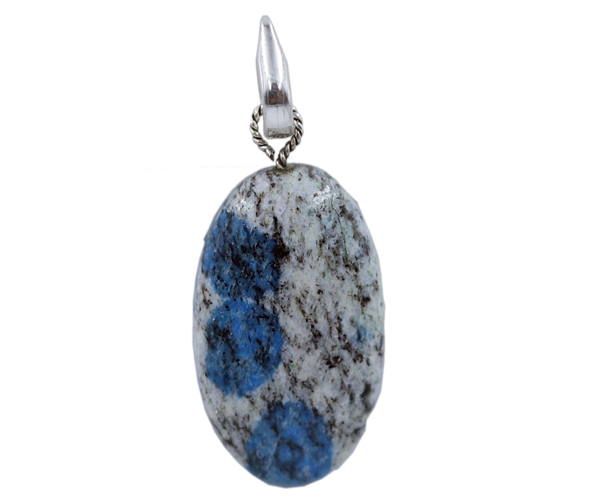 Blue K2 925 Silver Gemstone Pendant