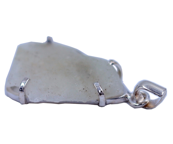 Yellow Libyan Tektite 925 Silver Gemstone Pendant