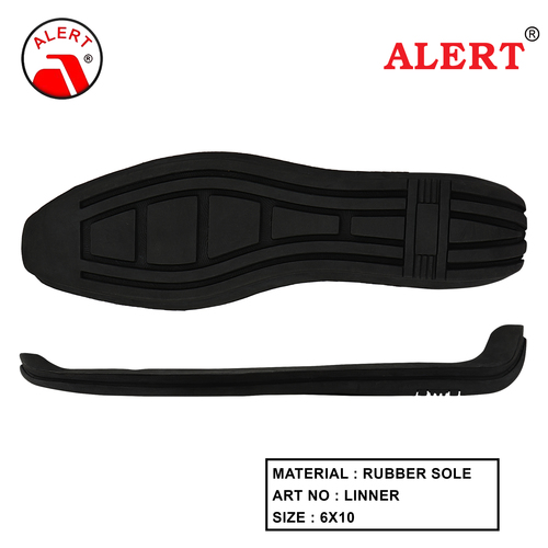 Rubber Shoe Sole - Black Rubber, Excellent Abrasion Resistance , Durable Comfort With Excellent Grip And Waterproof Flexibility