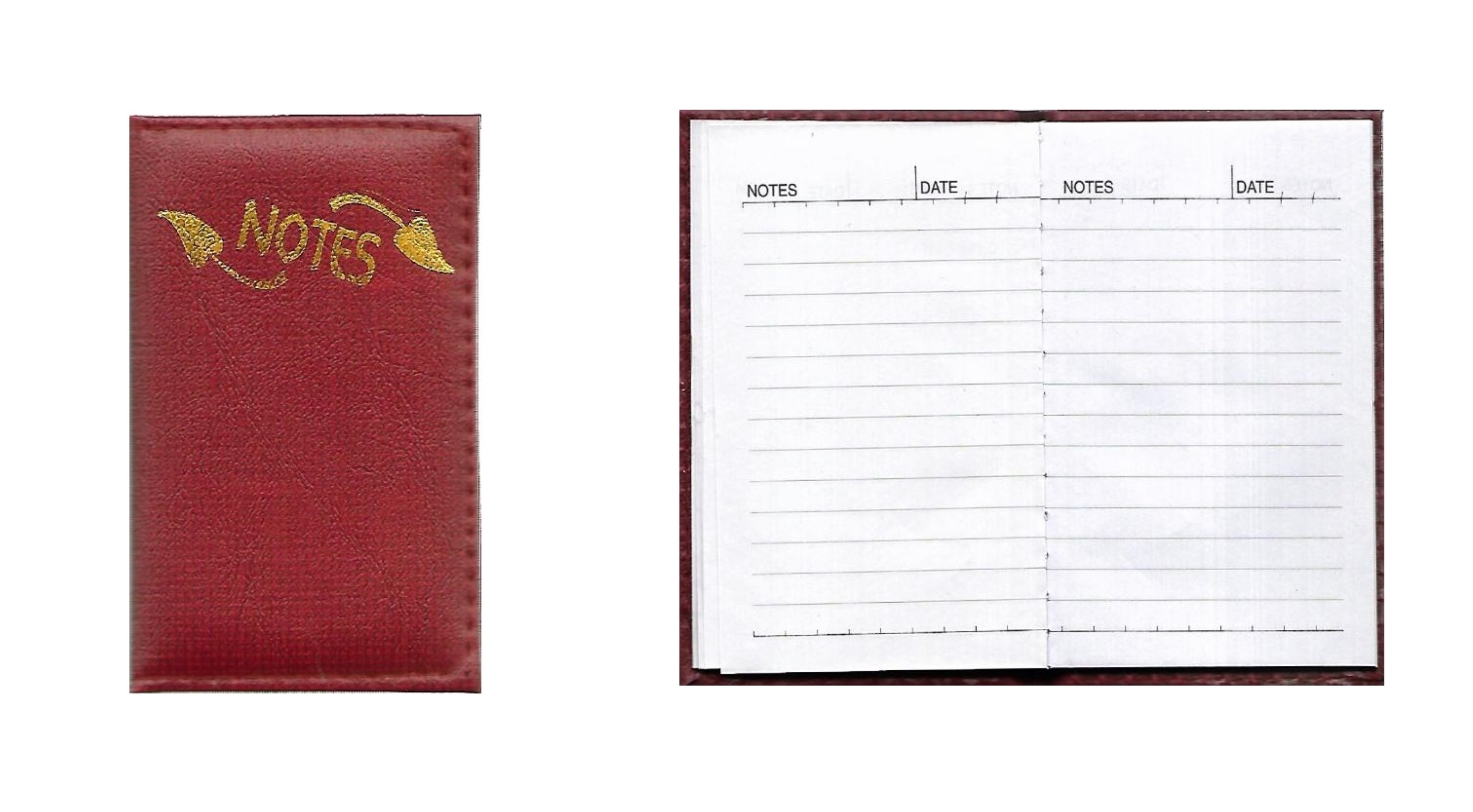Paper Pocket Size Notebook, Rexine Binding (64pages, 128pages, 192pages)