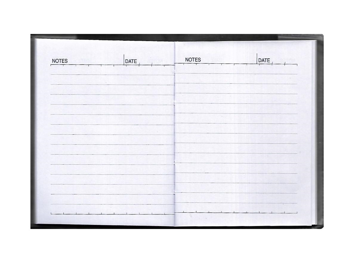 Royal Size Notebook - Rexine Cover, 3.60 X 5 Inches | Pocket-friendly, 96 & 192 Pages For Easy Note-taking