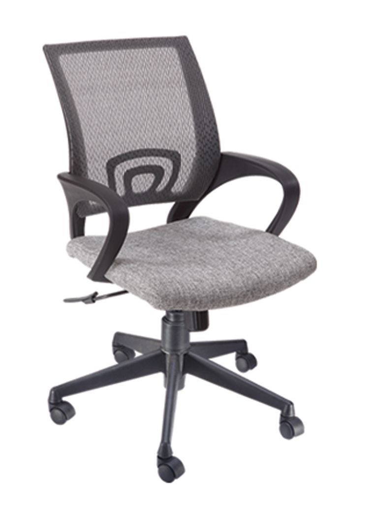 Workstation Chair - Leatherette, Polyester | Adjustable Height, Rotatable, Arm Options Available, Immediate Dispatch, 1-year Warranty, Eco-friendly Design