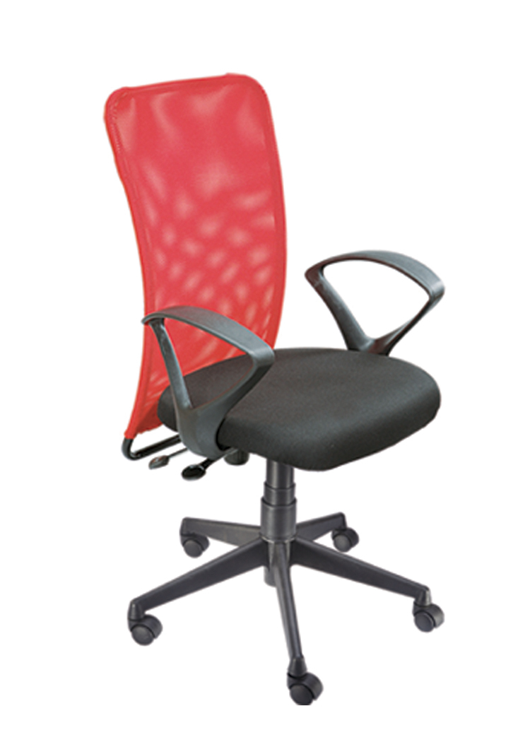 Workstation Chair - Leatherette, Polyester | Adjustable Height, Rotatable, Arm Options Available, Immediate Dispatch, 1-year Warranty, Eco-friendly Design