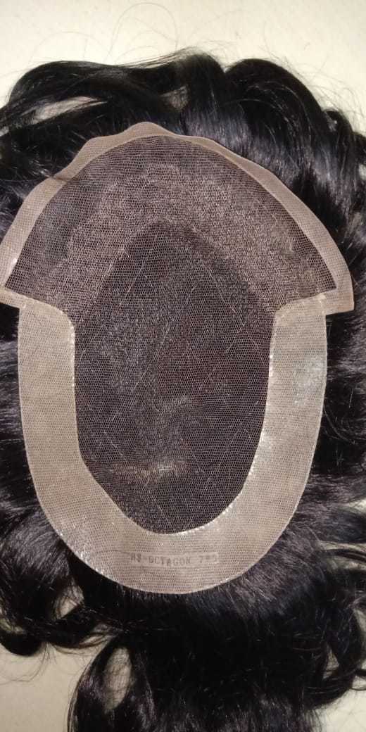 Black Non-surgical Hair Patch