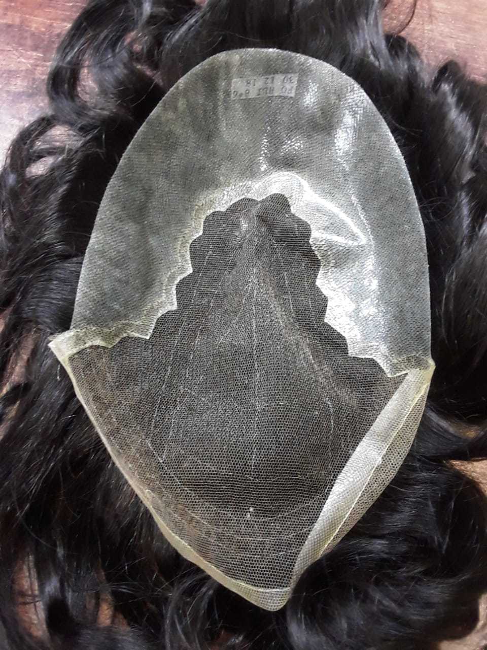 Black Non-surgical Hair Patch