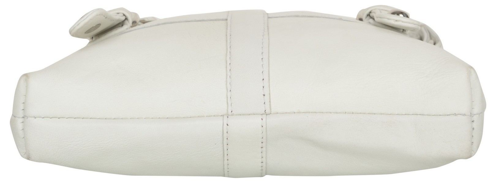 Leather White Sling Bag