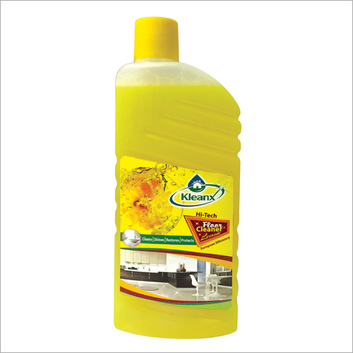 Floor Cleaner - Liquid, 550 ml Bottle, Yellow Color, Lemon Fragrance | Non-Toxic, Fine Cleaning for Effective Dirt and Bacteria Removal
