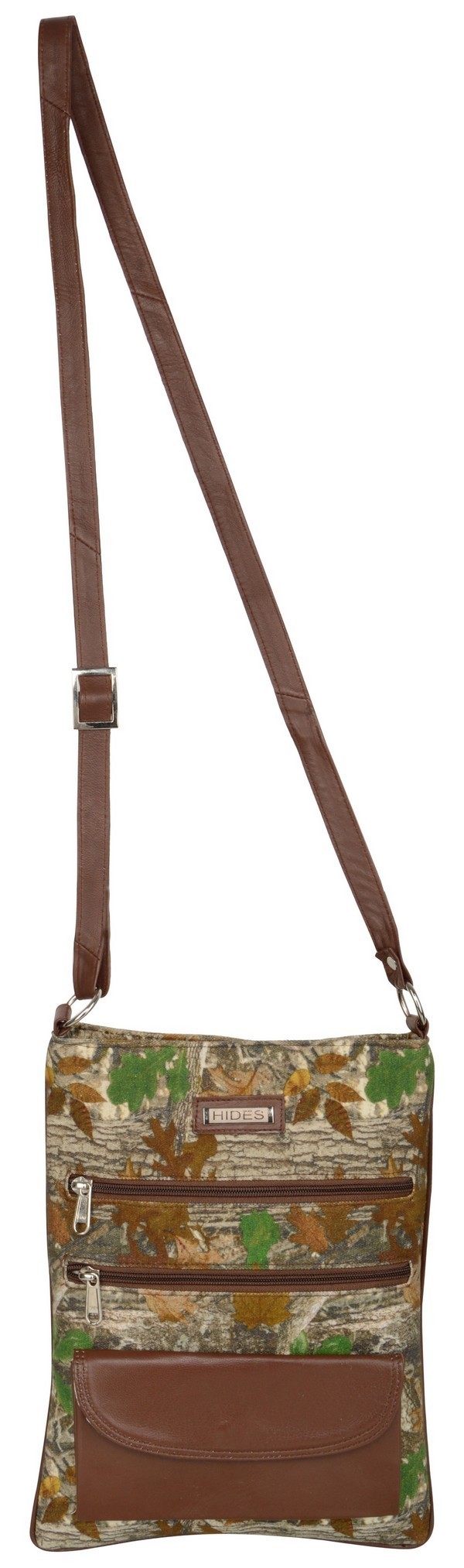 Green & Brown Cross Body Bag