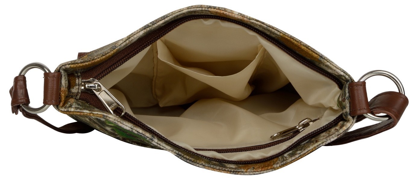 Green & Brown Cross Body Bag