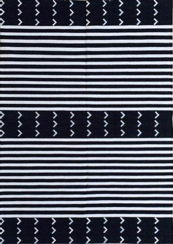 Blue Cotton Designer Rug