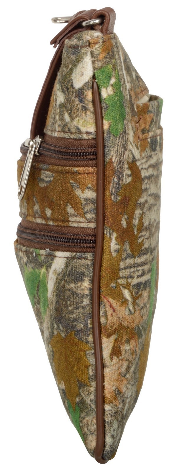 Cross Body Bag - Genuine Leather, 8x6x2 Inches, Brown | Stylish Design, Secure Zipper Closure, Multiple Compartments