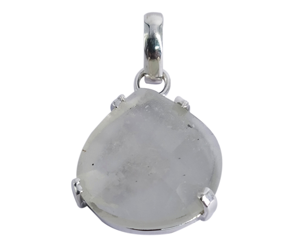 Pear Rainbow Moonstone 925 Silver Gemstone Pendant